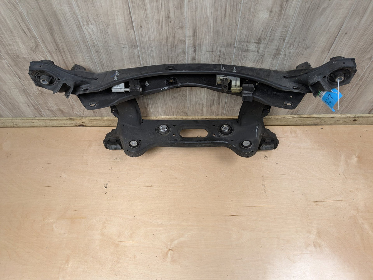 10-16 Mercedes A207 C207 W204 W207 W212 Rear Subframe Support Cradle Crossmember 197 (Obsidian black - Metallic finish)