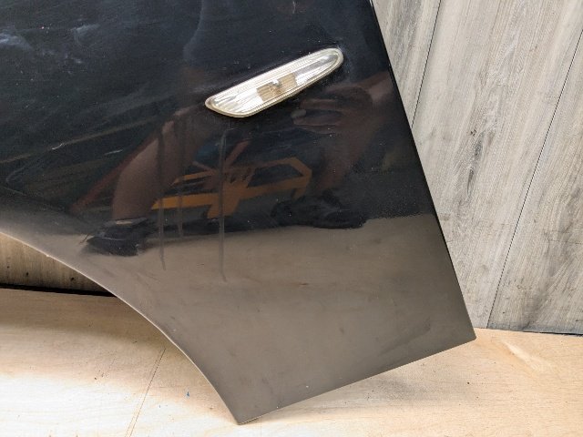 06-11 OEM BMW E90 328 335 Sedan Left Driver Side Fender Panel Black 668