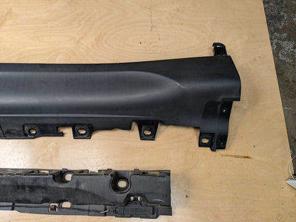 *14-18 OEM BMW F15 X5 Right Passenger Side Skirt Rocker Panel Molding w/ Bracket