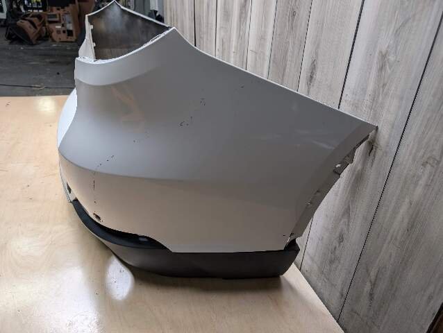 *14-18 OEM BMW F15 X5 Rear Bumper Cover PDC Holes w/ Diffuser N55 N57 White