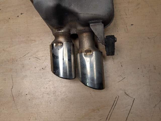 13-17 OEM AUDI S4 S5 3.0L Rear Left Driver Side Exhaust Muffler