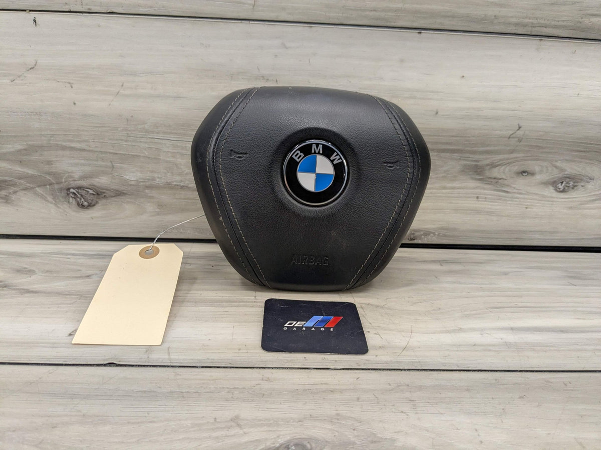 OEM BMW G11 G12 G14 G16 Front Driver Black Leather Steering Wheel Airbag Air Bag