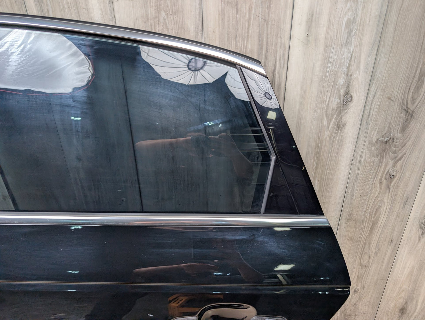 17-19 OEM AUDI A4 S4 Rear Left Driver Side Door Shell Black A2/ Y9B