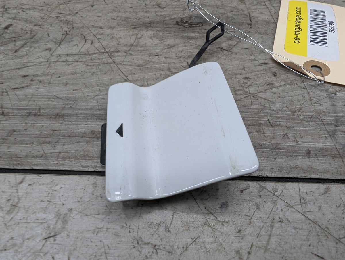 2011-2016 BMW 528i F10 Rear Left Driver Tow Hook Insert Cover 7184784 *11-13 OEM BMW F10 528 535 550 BASE Rear Bumper Cover Tow Eye Hook Cover White OEM