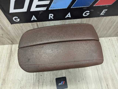 14-19 OEM BMW F15 F16 X5 X6 Front Center Console Arm Rest Leather TERRA