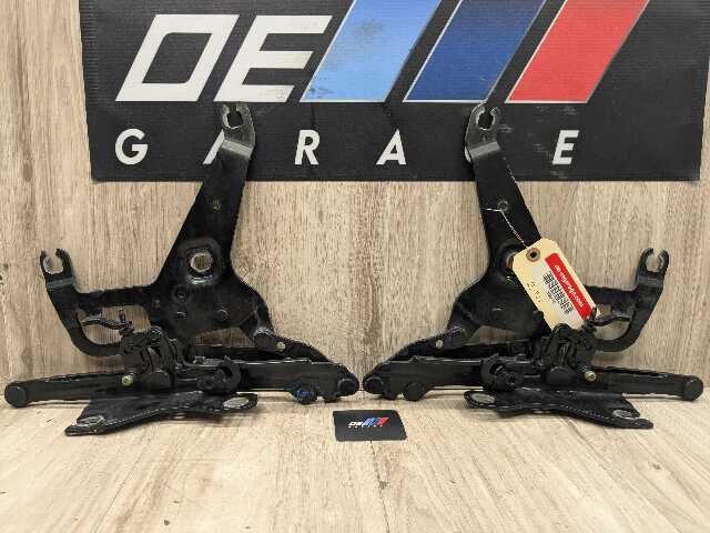 OEM BMW F15 F16 F85 X5 X6 Left Right Hood Hinge Support Bracket Brace SET