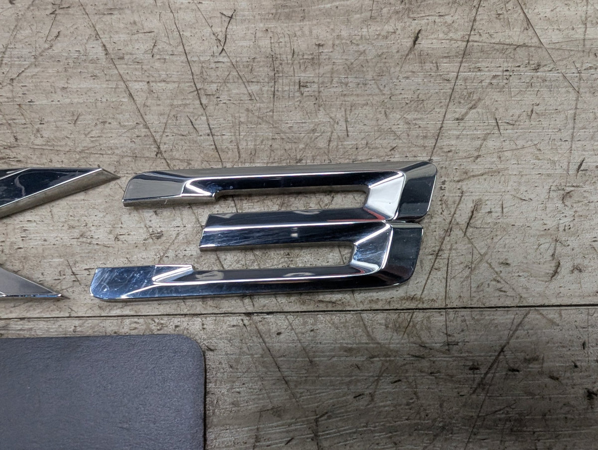 11-17 OEM BMW F25 X3 Rear Trunk Lid X3 Badge Emblem