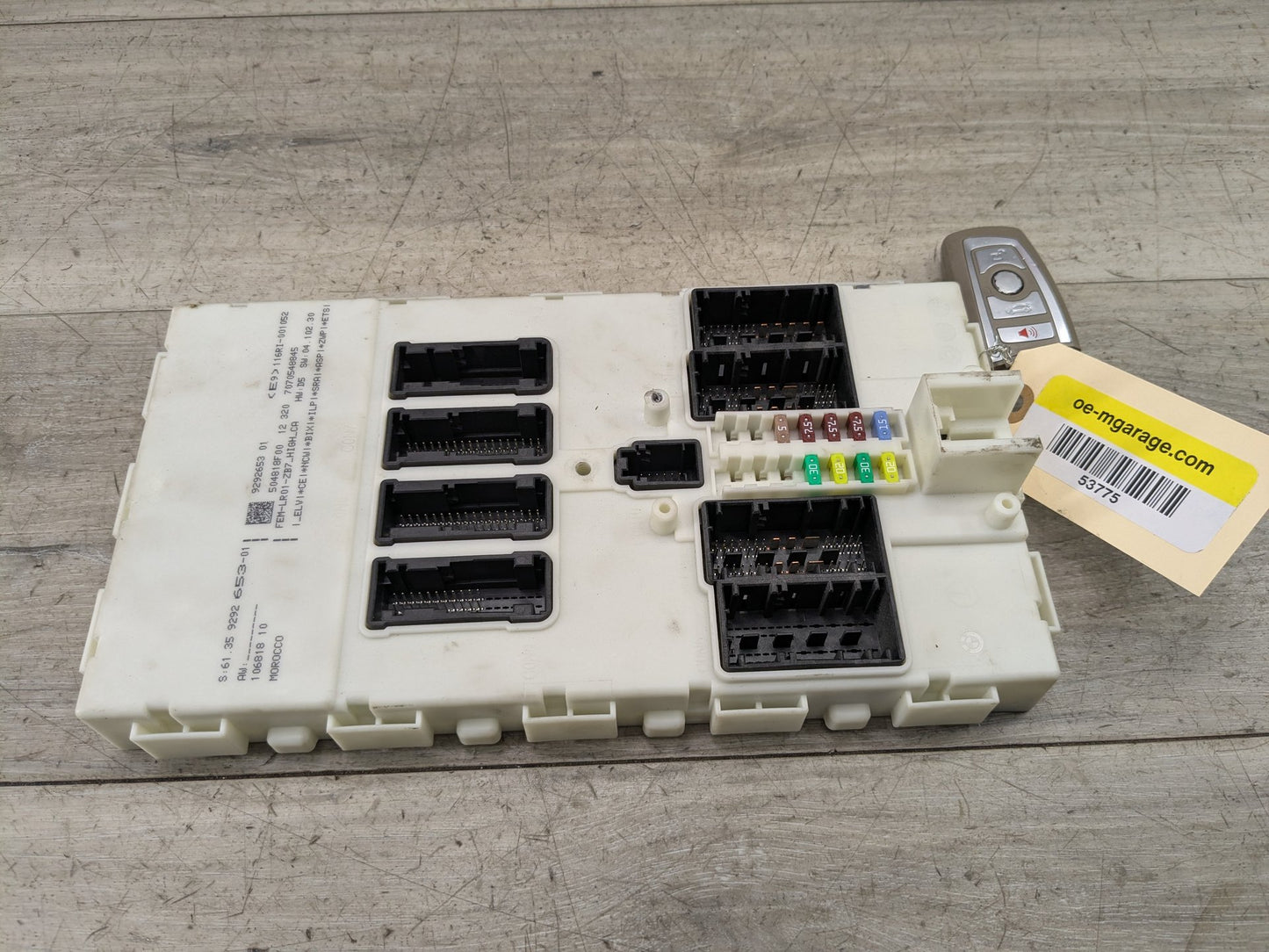2011-2016 BMW 335i F30 Bdc Body Domain Fem Control Module w/ Key 9292653 12-18 OEM BMW F22 F30 F80 REM Rear Body Control Electronic Module BCM Box +Key