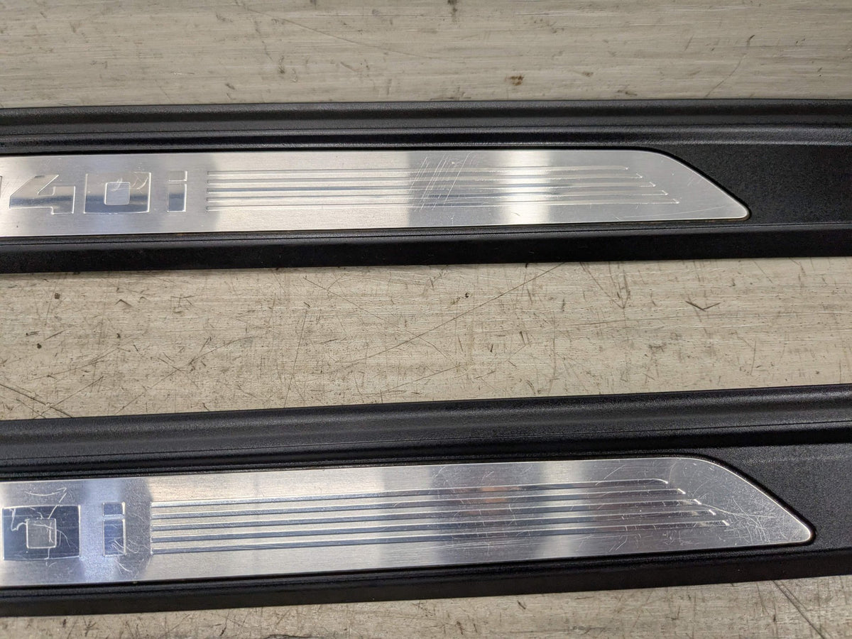 14-20 OEM BMW F22 F23 M240 Door Sill Entrance Molding Scuff Plate Trim SET
