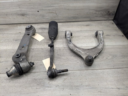 2017-2023 BMW M550i G30 Front Left Driver Control Arms SET 6861185 18-23 OEM BMW G30 M550 AWD Front Left Driver Upper Lower Control Arm SET