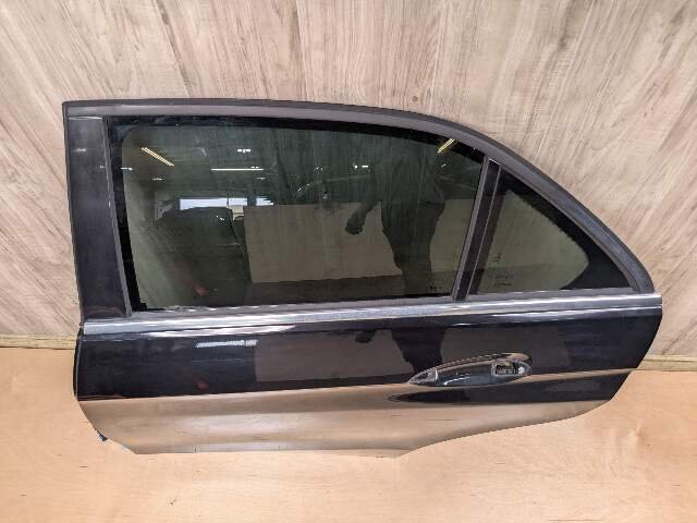 OEM Mercedes W212 E350 E400 E550 Rear Left Driver Door Shell Panel Black