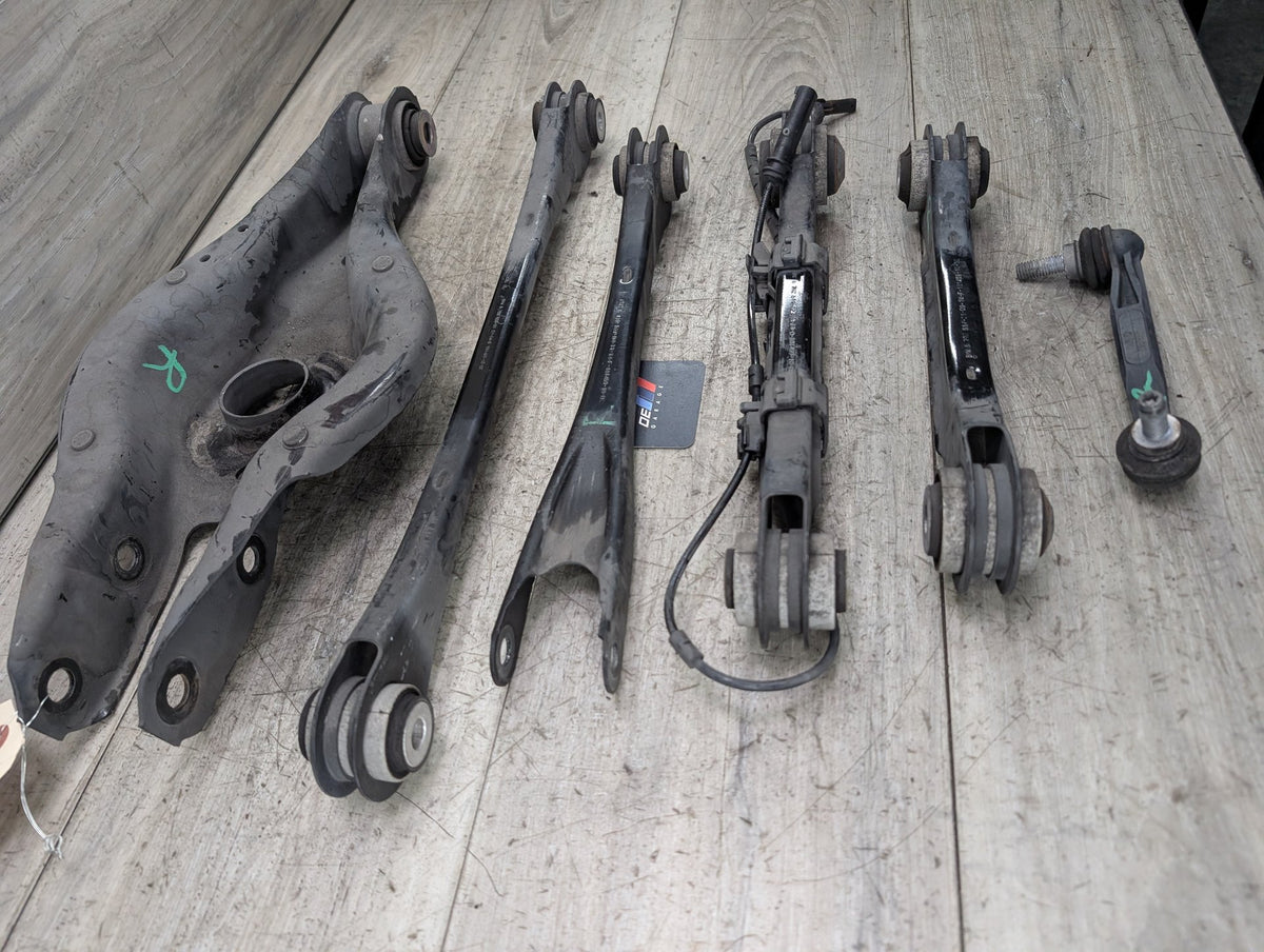 2014 OEM BMW F22 F30 F32 F33 F36 Rear Left Driver Upper Lower Control Arm SET