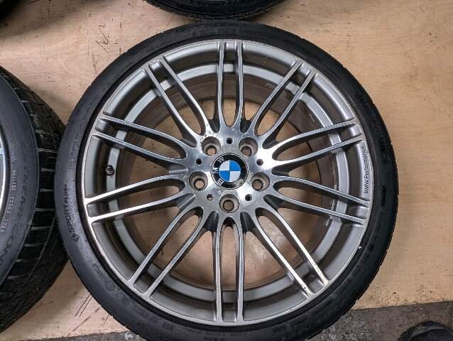 *OEM BMW E90 E91 E92 E93 Wheels Rims Front 19x8 ET37 Rear 19x9 ET39 LA Wheel Double Spoke 269 SET