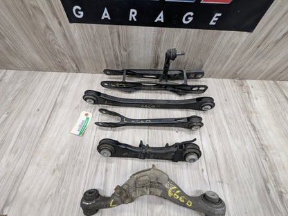 2018 BMW M550i G30 Rear Left Driver Control Arms SET 6861125 OEM BMW G11 G12 G14 G15 G16 G30 Rear Left Driver Upper Lower Control Arm SET