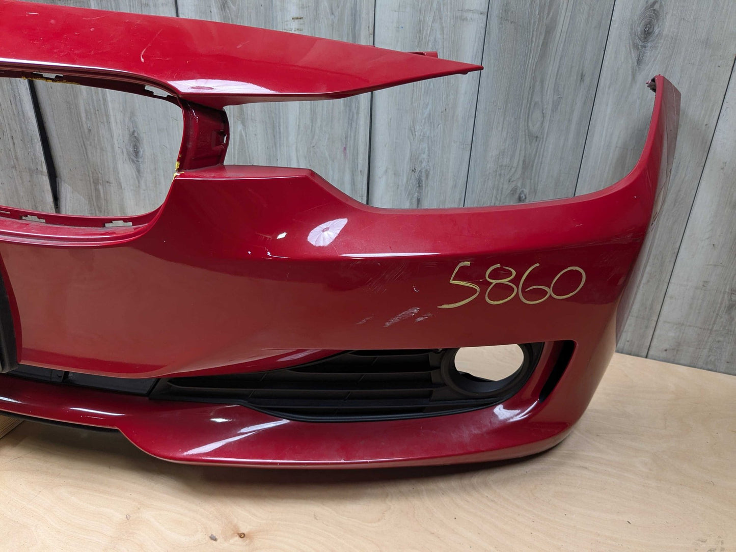 NOTE* 12-15 OEM BMW F30 F31 328 335 BASIS Front Bumper Cover w/ Grilles Red A75 MELBOURNEROT METALLIC (A75)