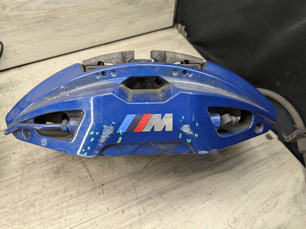 2020 BMW M340i G20 Front Rear Left Right Brake Caliper SET 6891236 OEM BMW G20 G22 G23 M240 M340 M440 Front Rear Left Right Brake Calipers Blue SET