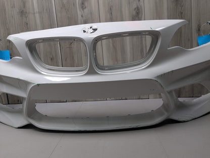 NOTE* 15-20 OEM BMW F87 M2 Front Bumper Cover Trim w/O PDC Holes White 300 White ALPINWEISS III (300)