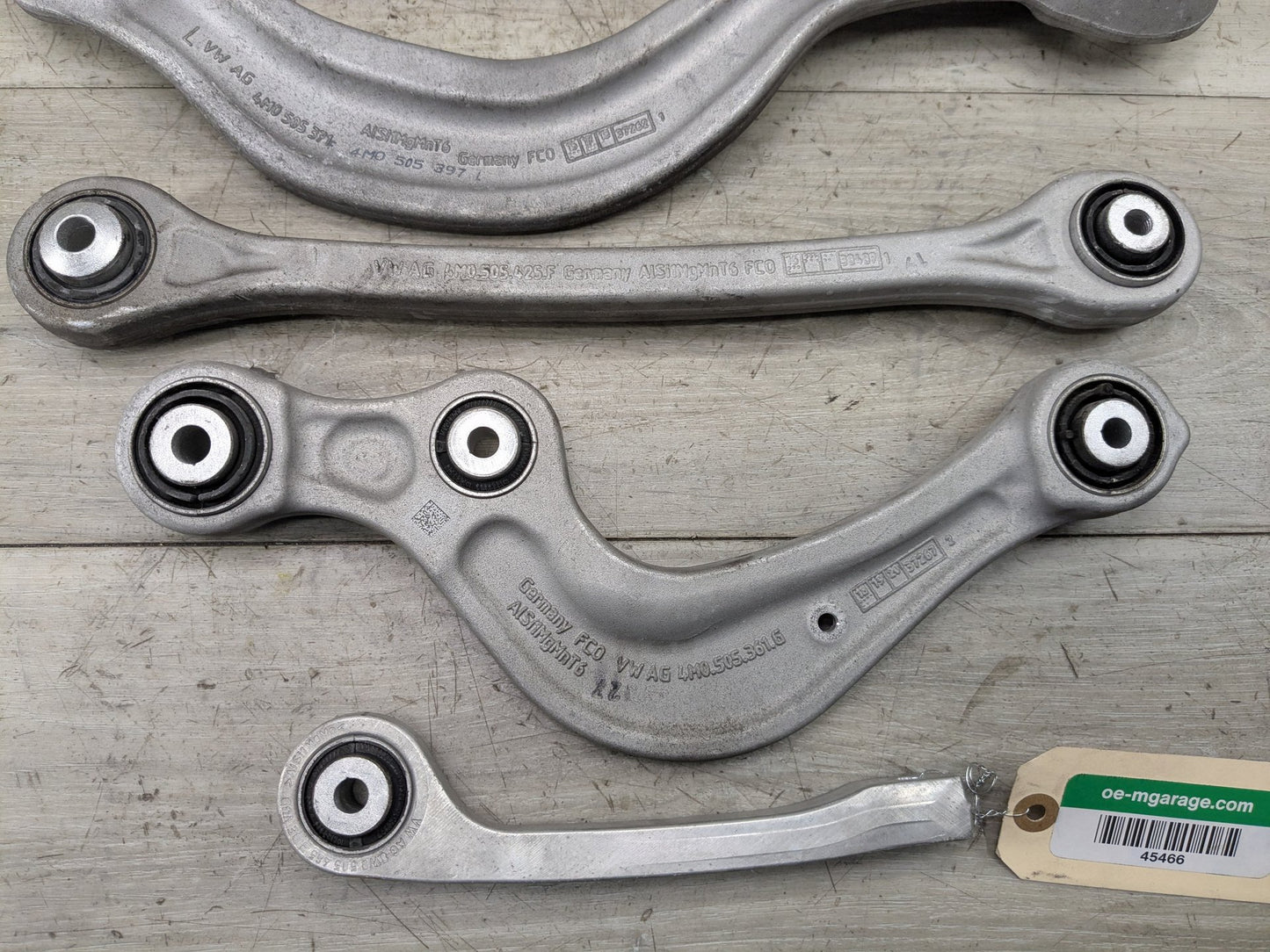 18-24 OEM AUDI Q5 SQ5 Rear Left Driver Upper Lower Control Arm SET