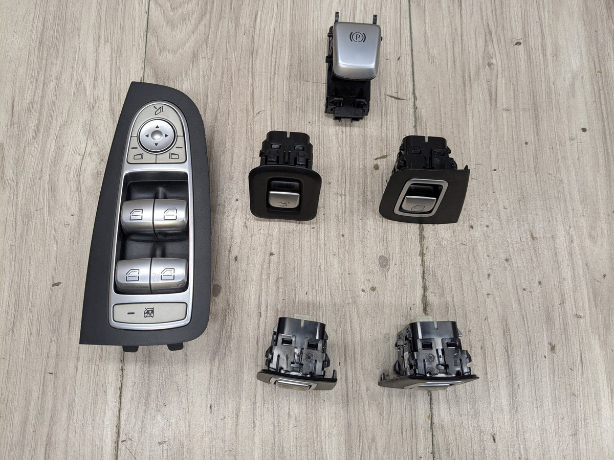 2015-2021 Mercedes-Benz C43 W205 Front Left Driver Door Master Window Switch A2229056800 OEM Mercedes W205 Front Rear Left Right Window Parking Opener Control Switch OEM
