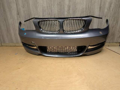 08-13 OEM BMW E82 E88 135 M SPORT Front Bumper Cover w/ Grilles Gray A52
