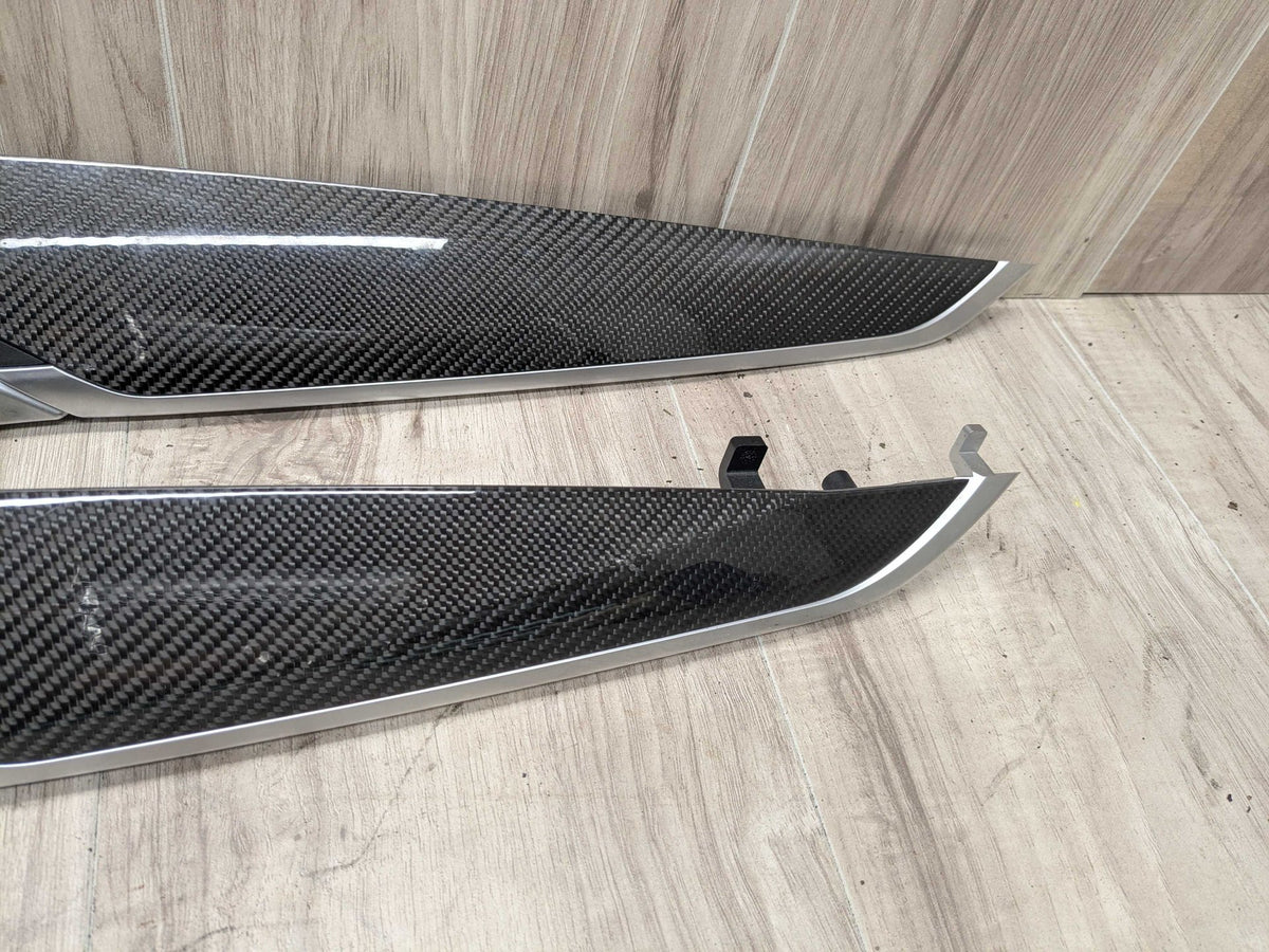 OEM BMW F16 F86 X6 X6M Front Rear Left Right Door Panel Card Trim CARBON FIBER