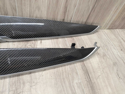 OEM BMW F16 F86 X6 X6M Front Rear Left Right Door Panel Card Trim CARBON FIBER