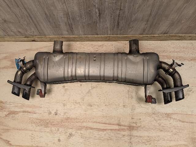 16-19 OEM BMW G11 G12 750i 750iX Engine N63R Rear Exhaust Pipe Muffler M SPORT
