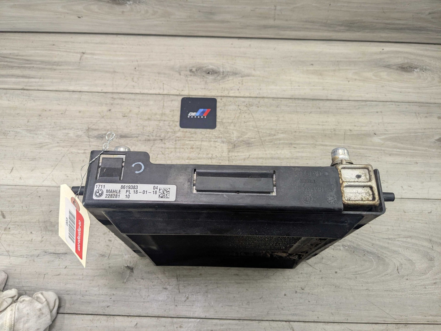 2018 BMW M550i G30 Left or Right Secondary Auxiliary radiator 8619383 OEM BMW F90 F93 G12 G16 G30 M5 M8 Secondary Auxiliary Coolant Remote Radiator