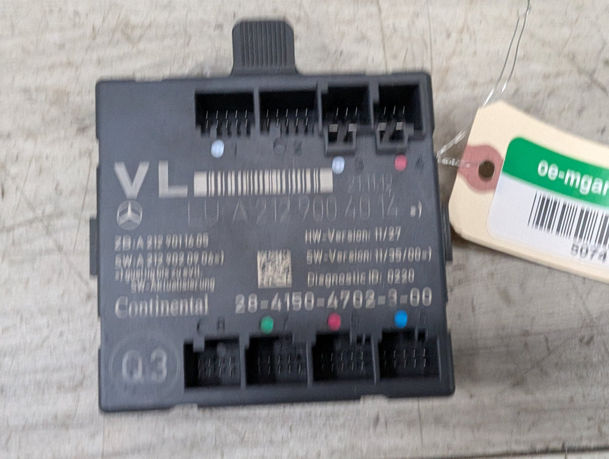 OEM Mercedes W204 W207 W212 C300 E350 E550 Front Left Driver Door Control Module