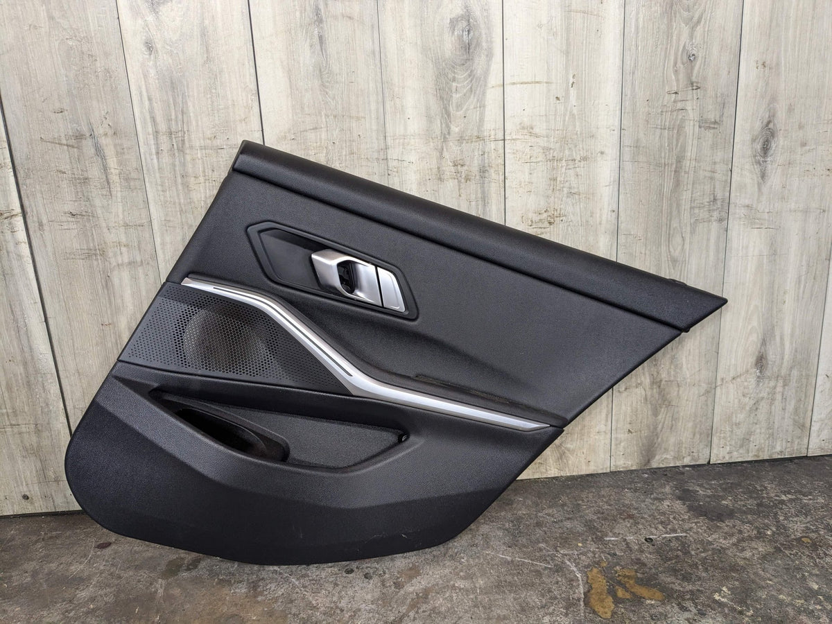 2021 BMW 330i G20 Rear Right Passenger Interior Door Panel Card OEM BMW G20 330 M340 REAR Right Passenger Interior Door Panel Card Cover Black OEM