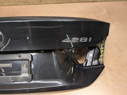 14-20 OEM BMW F32 428 430 435 440 Rear Trunk Lid Panel Deck Shell Black 475 BLACK SAPPHIRE METALLIC (475)