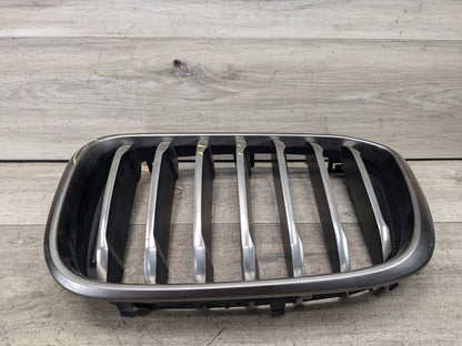 OEM BMW G01 G02 X3 X4 M40 Front Left Driver Upper Bumper Kidney Grill Chrome