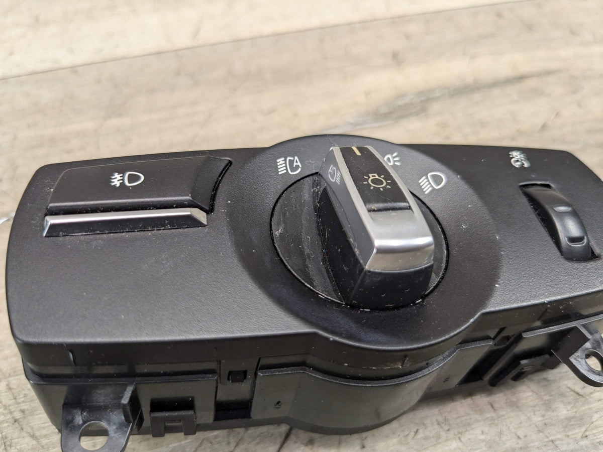 10-18 OEM BMW F13 F10 F06 F25 Headlight Switch Control Panel Light Module BLACK