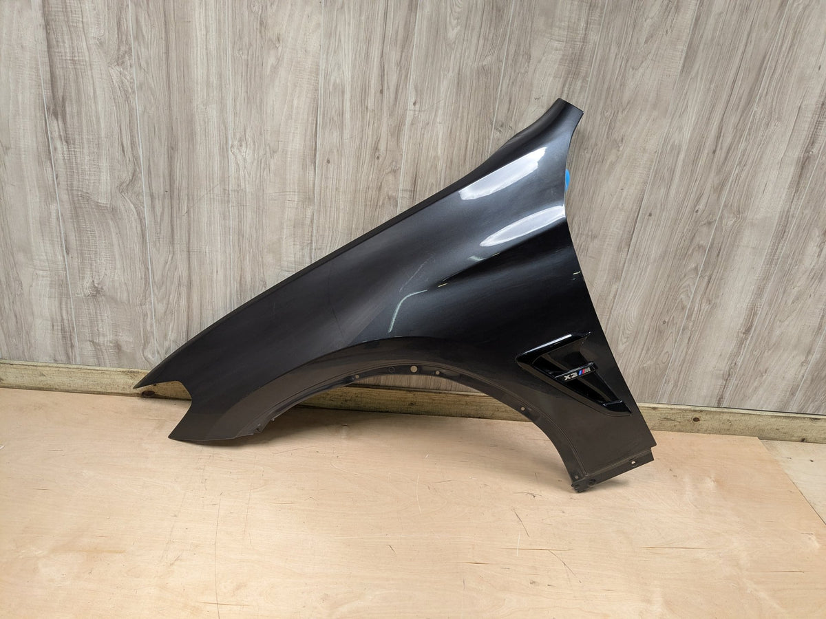 18-24 OEM BMW F97 F98 G01 G02 X3 X4 Front Right Passenger Fender Panel Gray A90 SOPHISTOGRAU BRILLANTEFFEKT METALLI (A90)