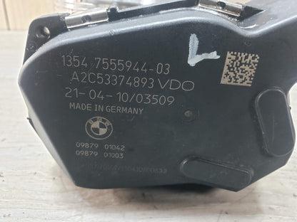 10-19 BMW F10 F12 F13 F01 F02 F15 S63 Intake Manifold Throttle Housing Assembly