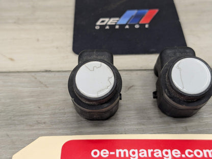 OEM BMW F06 F10 F12 F13 F01 F02 Parking Distance Sonic Sensor PDC White Pair*