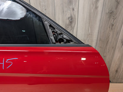 OEM BMW F30 F80 328 330 335 340 M3 Front Right Passenger Door Shell Panel Red MELBOURNEROT METALLIC (A75)