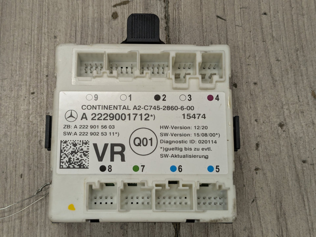 OEM Mercedes W205 C300 Front Right Passenger Door Control Module