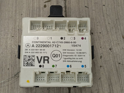 OEM Mercedes W205 C300 Front Right Passenger Door Control Module