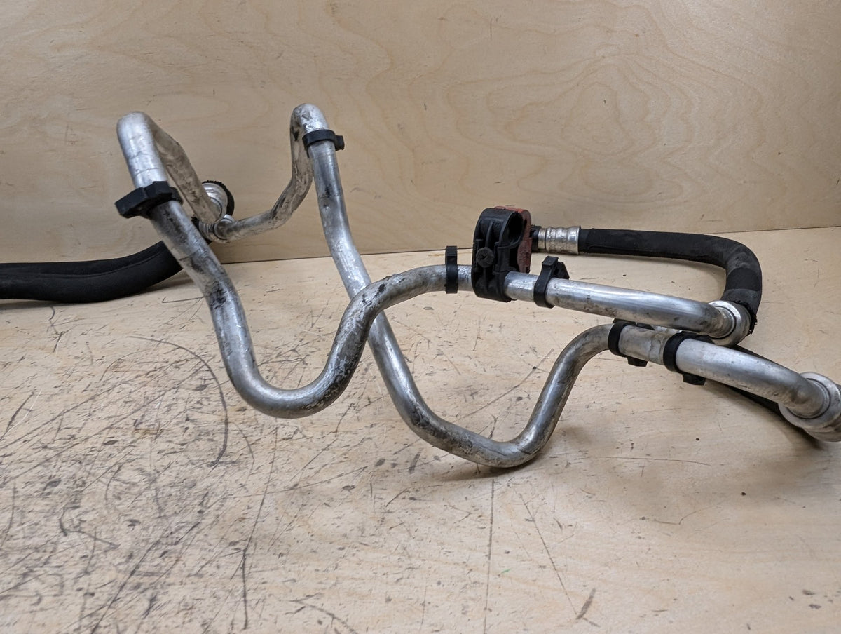 2010-2017 BMW F07 535i GT xDrive N55B30M0 Engine Oil Cooler Line Return Flow SET 7636941