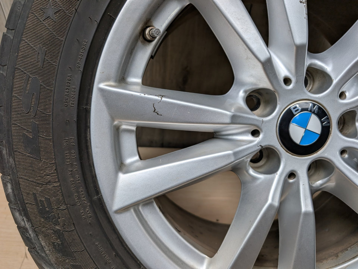 *14-18 OEM BMW F15 X5 Wheel Rim 18x8.5 ET46 5x120 LA Double Spoke Style 446