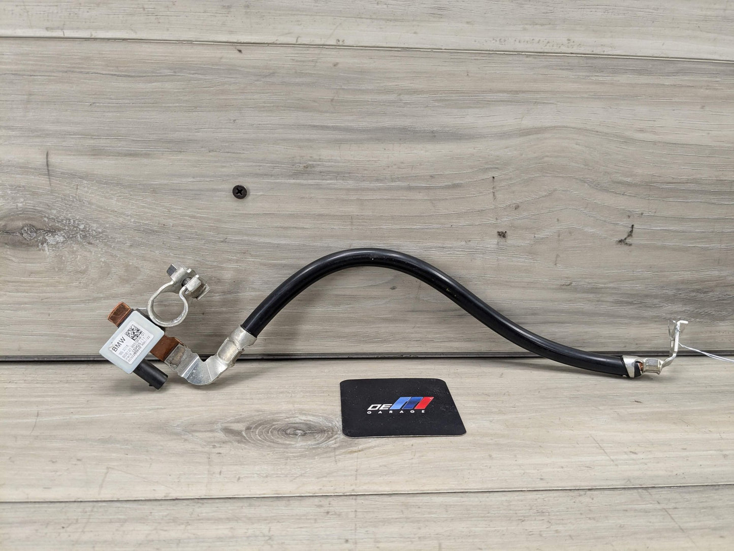 2022 BMW 430i G26 Battery Negative IBS Wire Cable 9855909 OEM BMW G05 G06 G07 G20 G22 G23 G26 G42 Negative Cable Terminal IBS Sensor Black