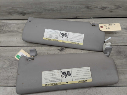 12-20 OEM BMW F30 F31 F34 F36 Front Left Right Interior Sun Visor Pair SET Grey