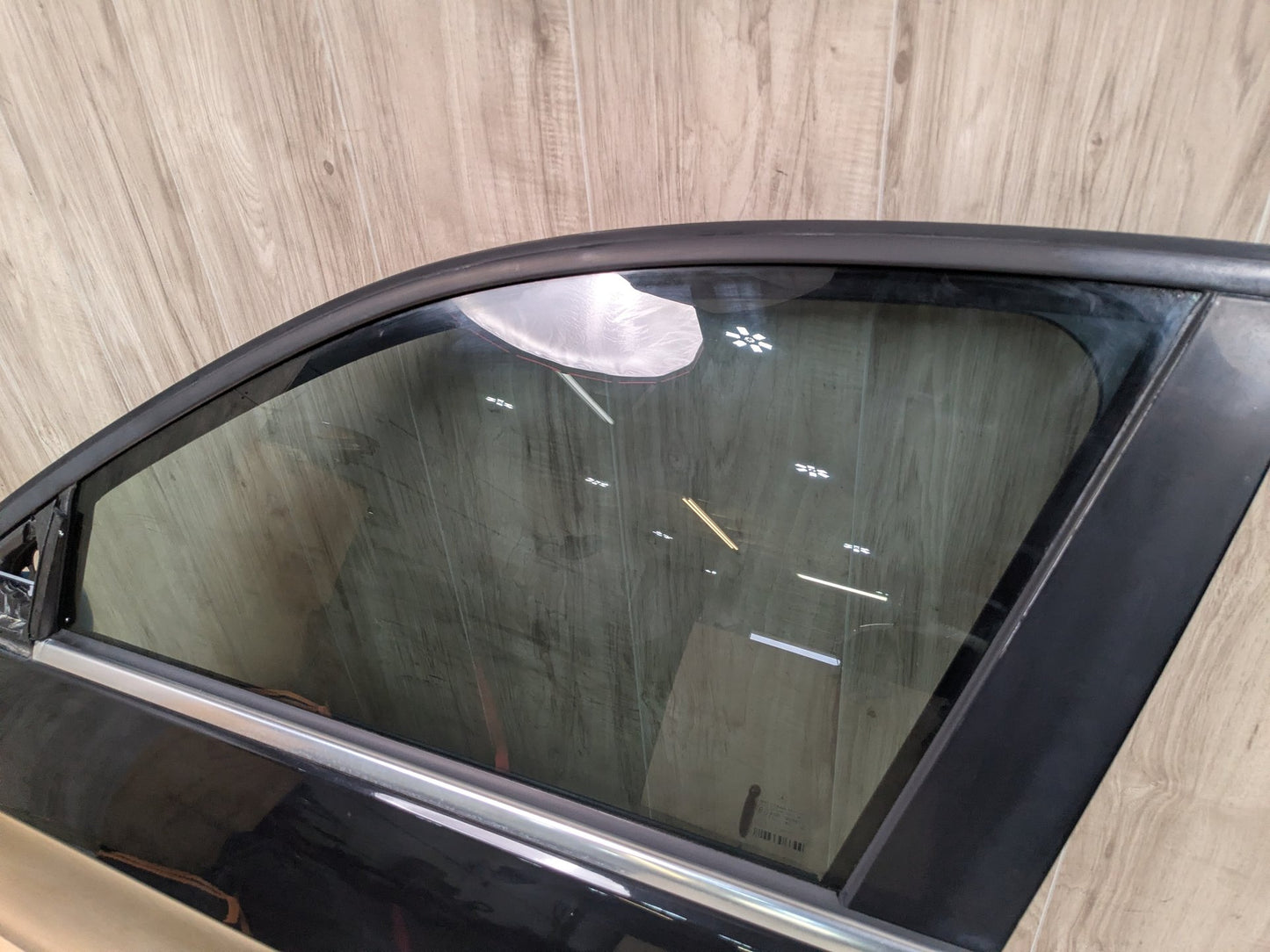 10-16 OEM Mercedes W212 E350 E400 E550 Front Left Driver Door Shell Panel Black 197 (Obsidian black- Metallic finish)