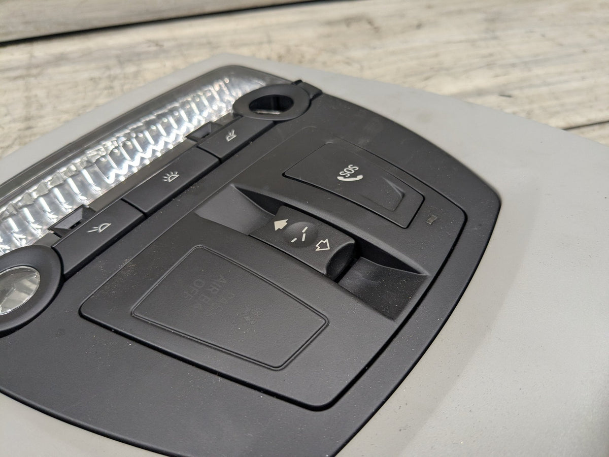 OEM BMW F02* F10* F25 F26 X3 Roof Console Dome Light Sunroof Switch Grey