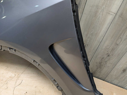 14-18 OEM BMW F15 X5 Front Left Driver Side Fender Panel Gray A52 SPACEGRAU METALLIC (A52)