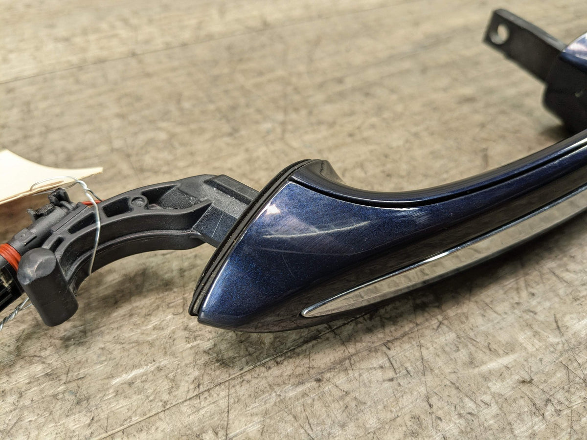 17-22 OEM BMW G20 G30 F90 M5 M8 COMFORT ACCESS Rear Driver Door Handle Blue A89