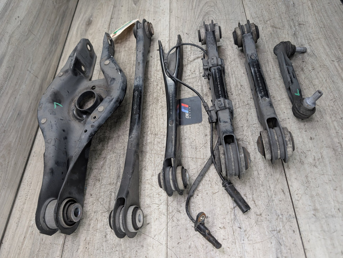 2014 BMW 428i F32 Rear Left Driver Control Arms SET 6792535 OEM BMW F22 F23 F30 F32 F33 F36 Rear Left Driver Upper Lower Control Arm SET