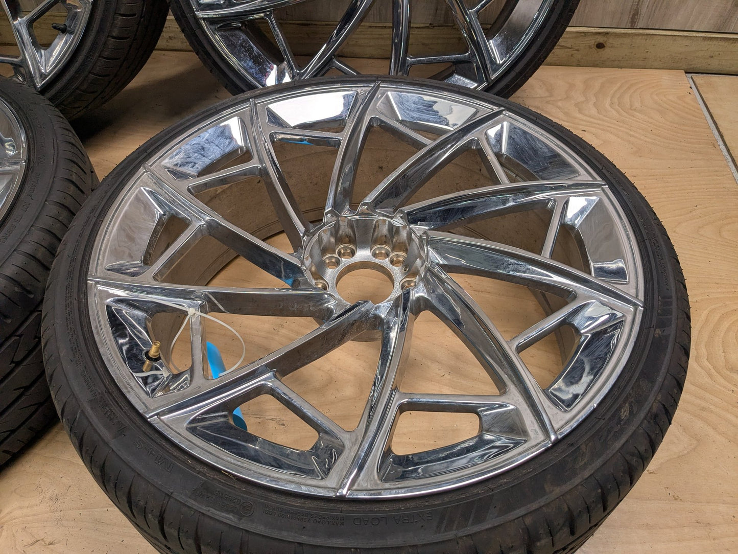 07-13 2CRAVE BMW E70 X5 Wheels Rims NO.36 22x9.0J ET:38 Chrome Finish SET
