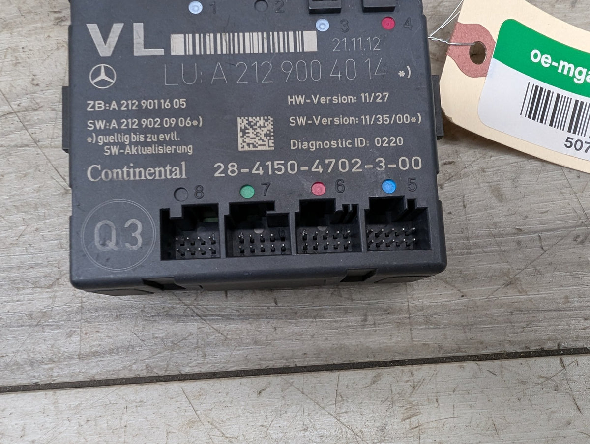 OEM Mercedes W204 W207 W212 C300 E350 E550 Front Left Driver Door Control Module